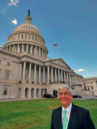 Fred K1VR outside of the Capitol